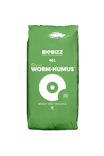 BioBizz Worm Humus 40л. - Органичен подобрител / обогатител за субстрати от хумус от червеи (вермикаст)