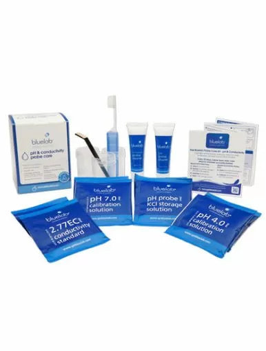 Bluelab Probe Care Kit – pH & Conductivity - kit pentru pH și EC (curățare și calibrare)