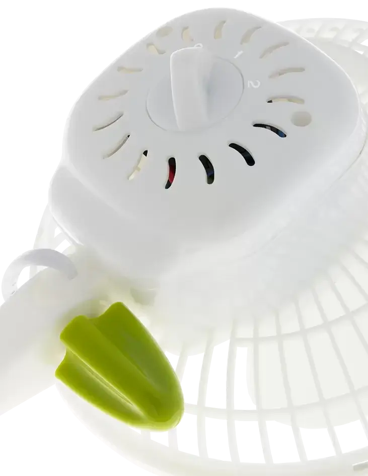 Вентилатор с щипка Garden Highpro 15W детайли на контролното колело и щипка