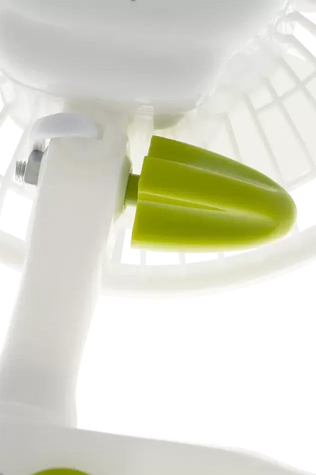 Вентилатор с щипка Garden Highpro 15W - детайл на регулируем механизъм и здрава щипка.