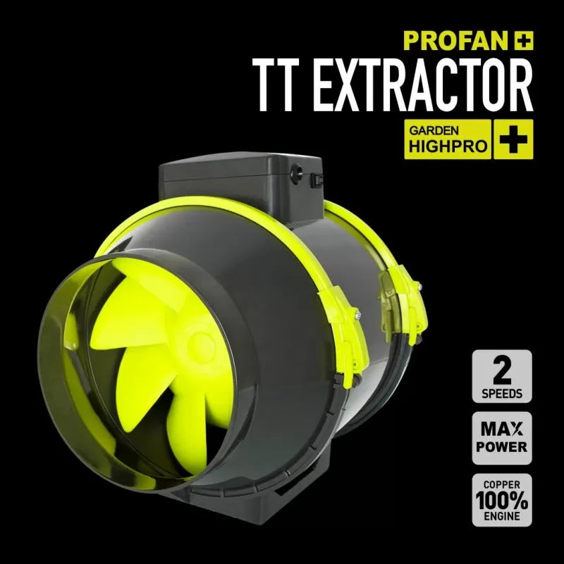 Garden Highpro Profan TT Extractor Fan 150 - Канален турбинен вентилатор с 2 скорости