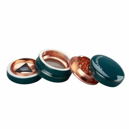 Champ High Porcelain Green premium metal 4-piece grinder - 63mm
