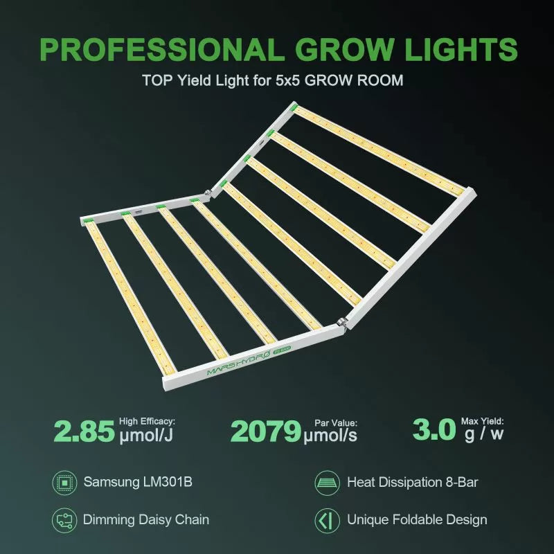 Mars Hydro Smart FC 6500 Samsung LM301B 730W LED Grow Light