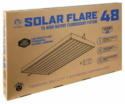Solar Flare луминисцентно тяло T5 HO 48 - 8 лампи - 120cm