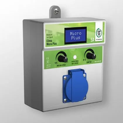 TechGrow Clima Micro Plus 5A (Min speed) – controler digital pentru viteză minimă (1 ventilator)