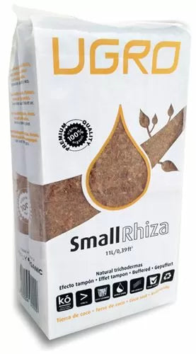 Пресовано Блокче от кокосов субстрат, обогатен с Микориза UGRO Small RHIZA
