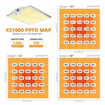 Viparspectra XS1000 100W - LED лампа за растеж и цъфтеж