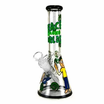 Cartoon Boy Handcrafted Glass Bong 25 cm