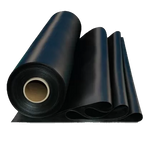 Черно PVC фолио за изкуствени езера 4 × 25 м, 0.5 мм ролка