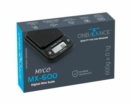 On Balance MYCO MX-600 - 600 g x 0.1 g Digital Pocket Scale