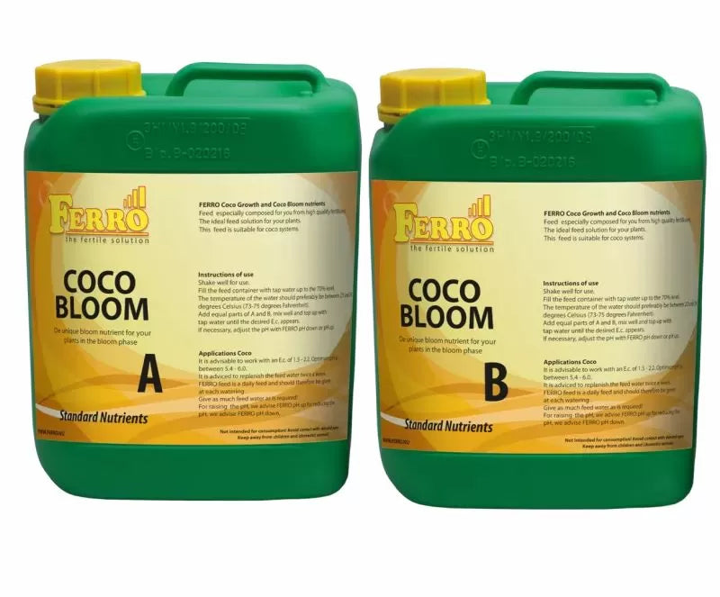 Ferro COCO BLOOM A&B - fertilizant pentru înflorire (pentru cocos, pentru apă de la robinet)
