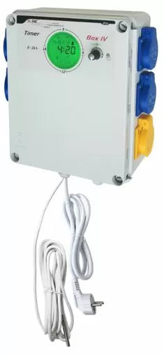 G-Systems Timer Box IV 4x600W + încălzire + controlul temperaturii