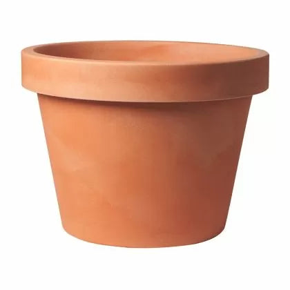 Large round LIRA series pot Terracotta 48l