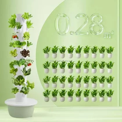 9-tier vertical hydroponic tower