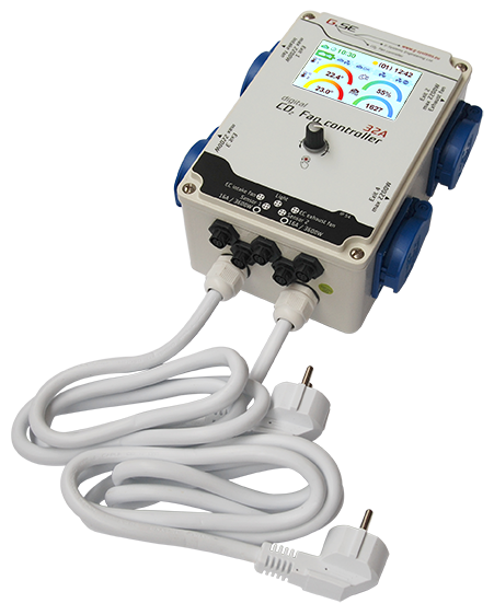 GSE NexControl 32A AC/EC – управление на температура, влажност, CO₂ и вентилатори