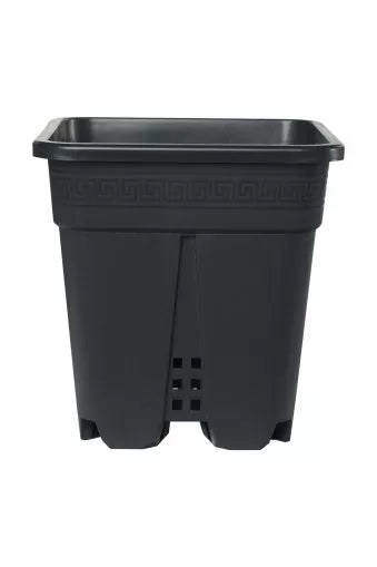 Super-Vega Black P&B square pot 16l