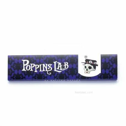 Poppins Lab Brown KS Slim rolling papers 108/32mm – per piece