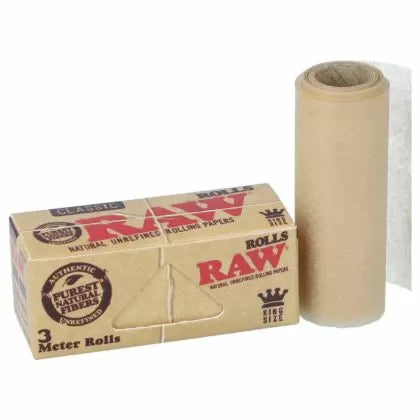 RAW Classic Rolls King Size Rolling Papers - 3 m Roll