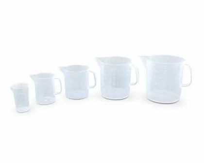 Pahar gradat cu mâner, 250 ml