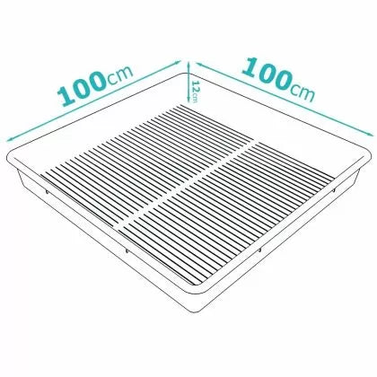 TR Plastic Pot Saucer Tray, 80 to 120 cm