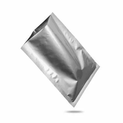 Pungă de ambalare din folie de aluminiu, argintie, 45 x 56 cm