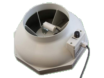 Ventilator Ruck RK125LS cu 4 viteze, 380 m³/h