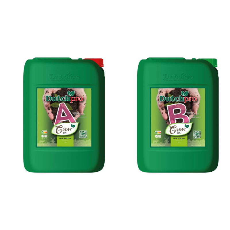 Dutchpro Soil Grow A+B - îngrășământ pentru creștere, pentru sol