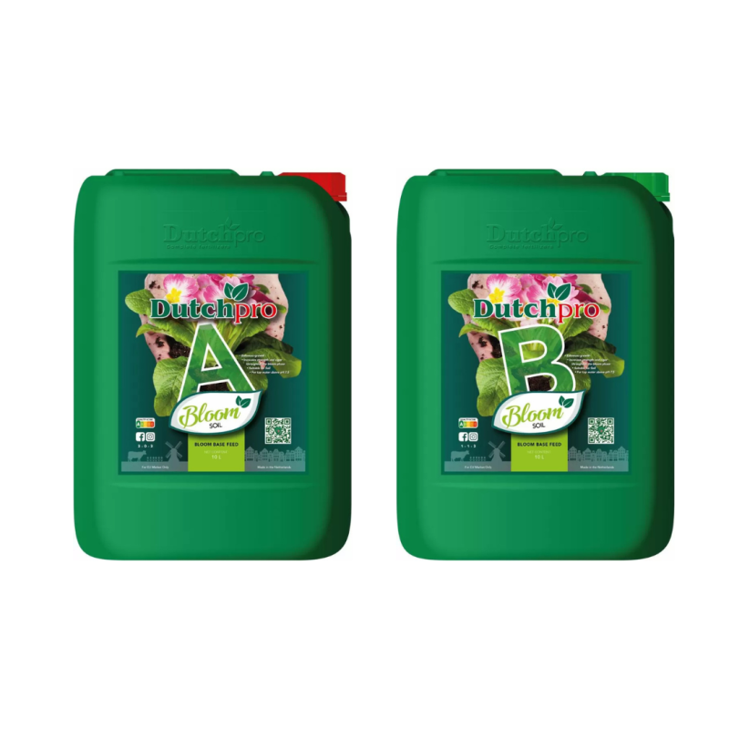 Dutchpro Soil Bloom A+B - тор за цъфтеж, за почва