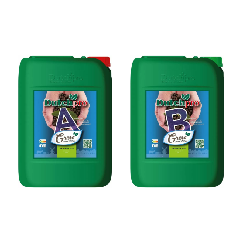 Dutchpro Hydro/Cocos Grow A+B - Growth Fertiliser for Hydro/Coco