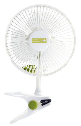 Вентилатор с щипка Garden Highpro 15W - малък вентилатор с щипка за закрито, диаметър 15см, 15W, 2 скорости.