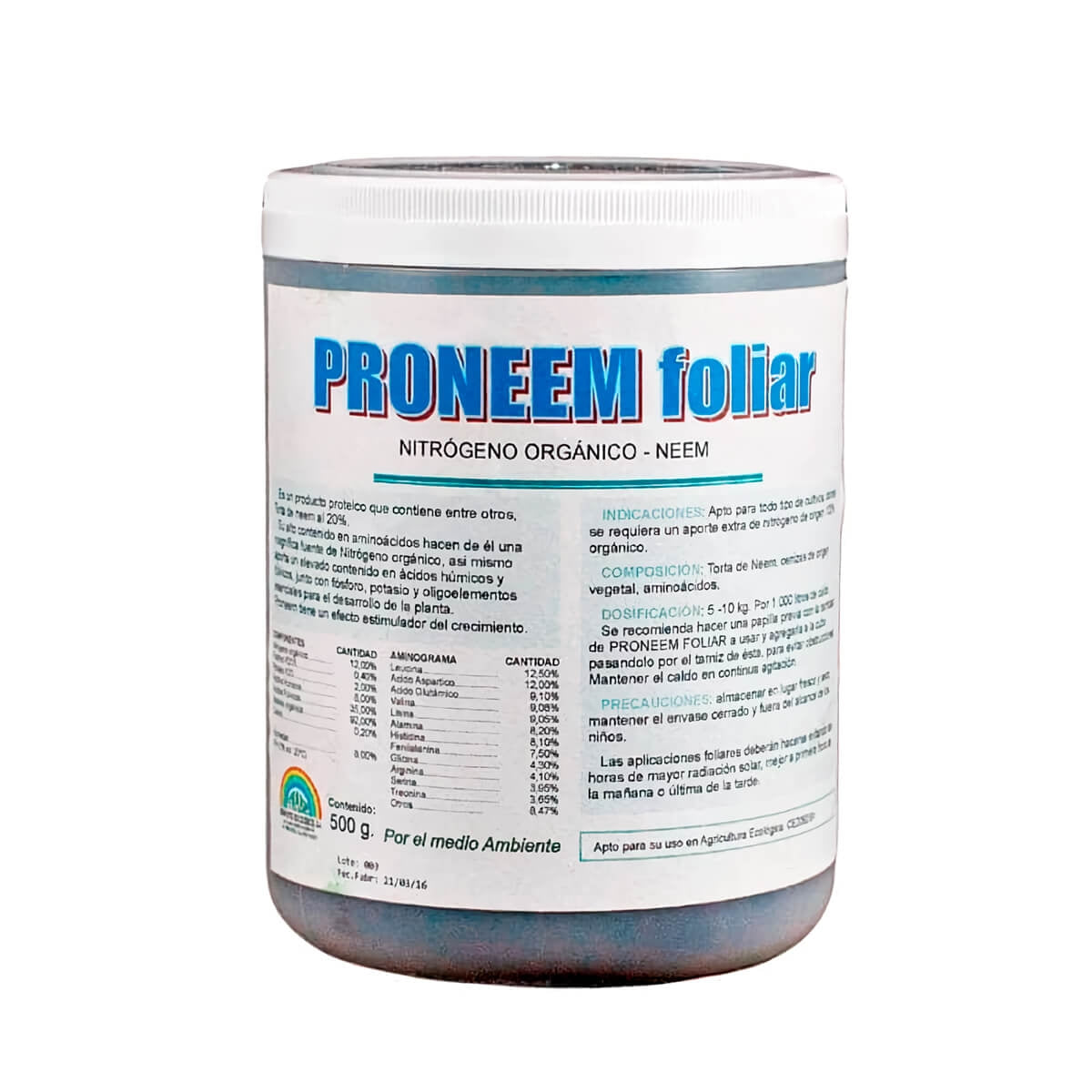 ProNeem foliar grow 500 g - органичен азотен тор