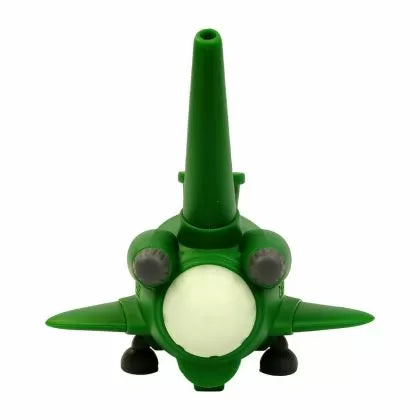 Green Silicone Submarine Bong, Detachable, 13 cm