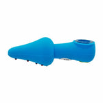 Blue mushroom silicone pipe 10cm