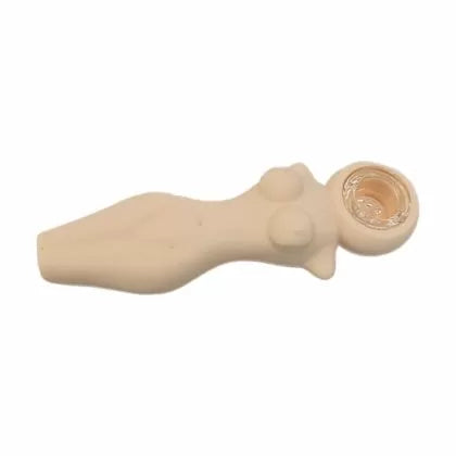 Nude Figure Silicone Pipe 12 cm