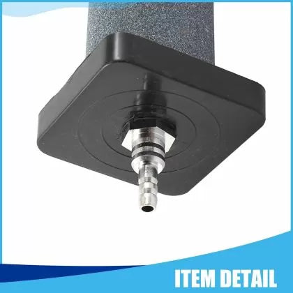 Piatră de aerare cilindrică gri, cu capete dreptunghiulare, 150 mm