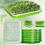 🌱 Комплект табли за покълване на микро зелени растения  с мрежа и капак и рамери 24/32см