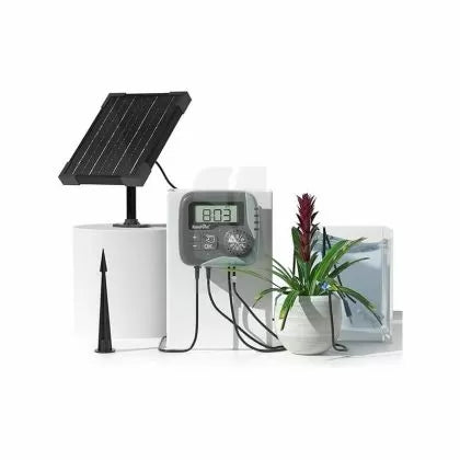 Water Master Automatic Irrigation Kit with Battery and Solar Charger