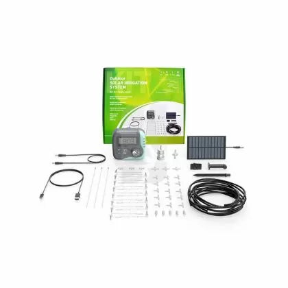 Water Master Automatic Irrigation Kit with Battery and Solar Charger