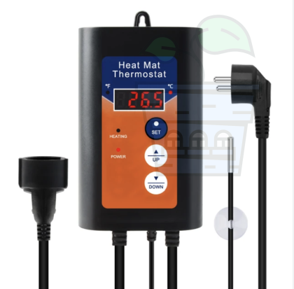 Digital thermostat for Heat Mat 1000W heating pad