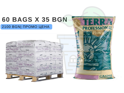 CANNA Terra Professional Plus + почва - Палет 60 бр х 50 л. x 35 лв