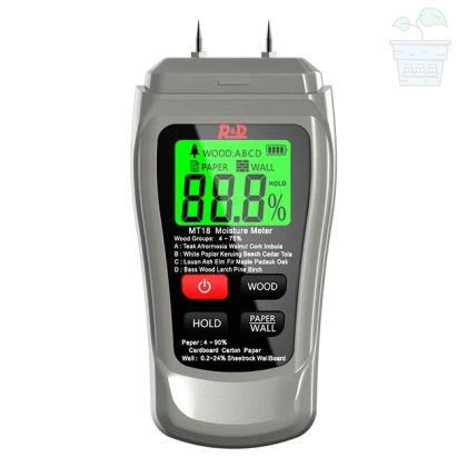 Digital Moisture Meter Paper NEW MT-18 Grey 0-99.9 Two Pins